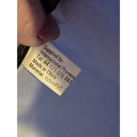 Trafalgar Travel Backpack Shoulder Bag Blue Single Strap 80's VTG Style Rainbow - Picture 11 of 14